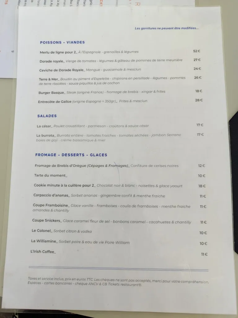 Menu_Le Comptoir Iodé - Anglet_Anglet_immagine_4