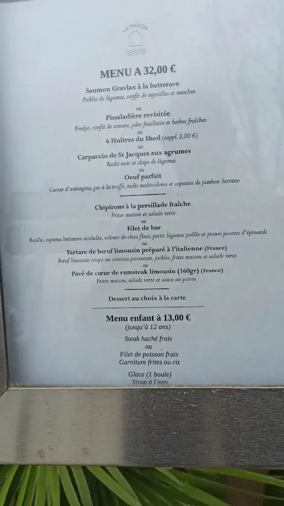 Menu_La Maison Andernos-les-Bains_Andernos-les-Bains_immagine_2