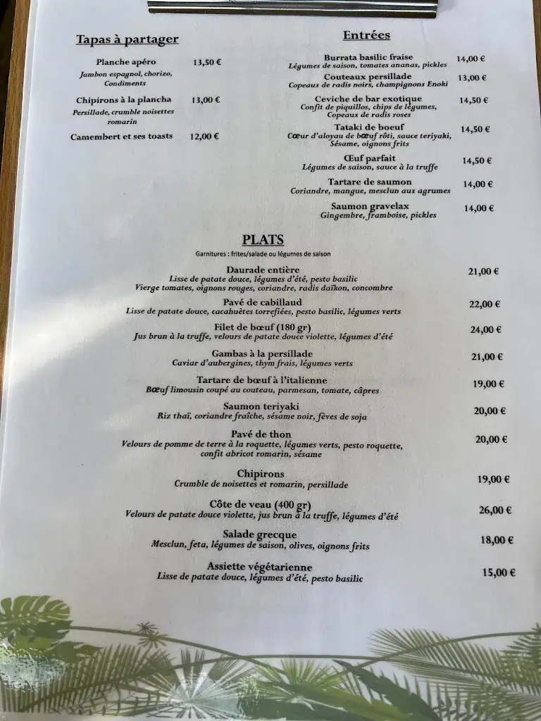 Menu_La Maison Andernos-les-Bains_Andernos-les-Bains_immagine_3