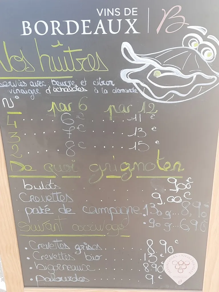 Menu_Bleue dégustation - Vue Panoramique - Producteur- Fruits de mer sélectionnés._Andernos-les-Bains_image_2