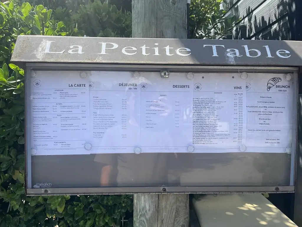Menu_Restaurant La Petite Table_Andernos-les-Bains_image_1