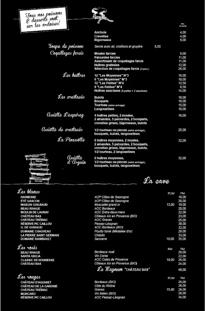 Menu_L'Esquirey_Andernos-les-Bains_image_1