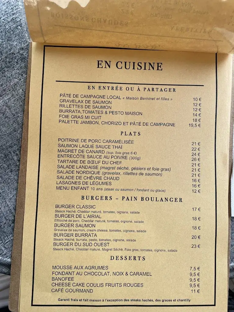 Menu_L'Airial_Andernos-les-Bains_image_2