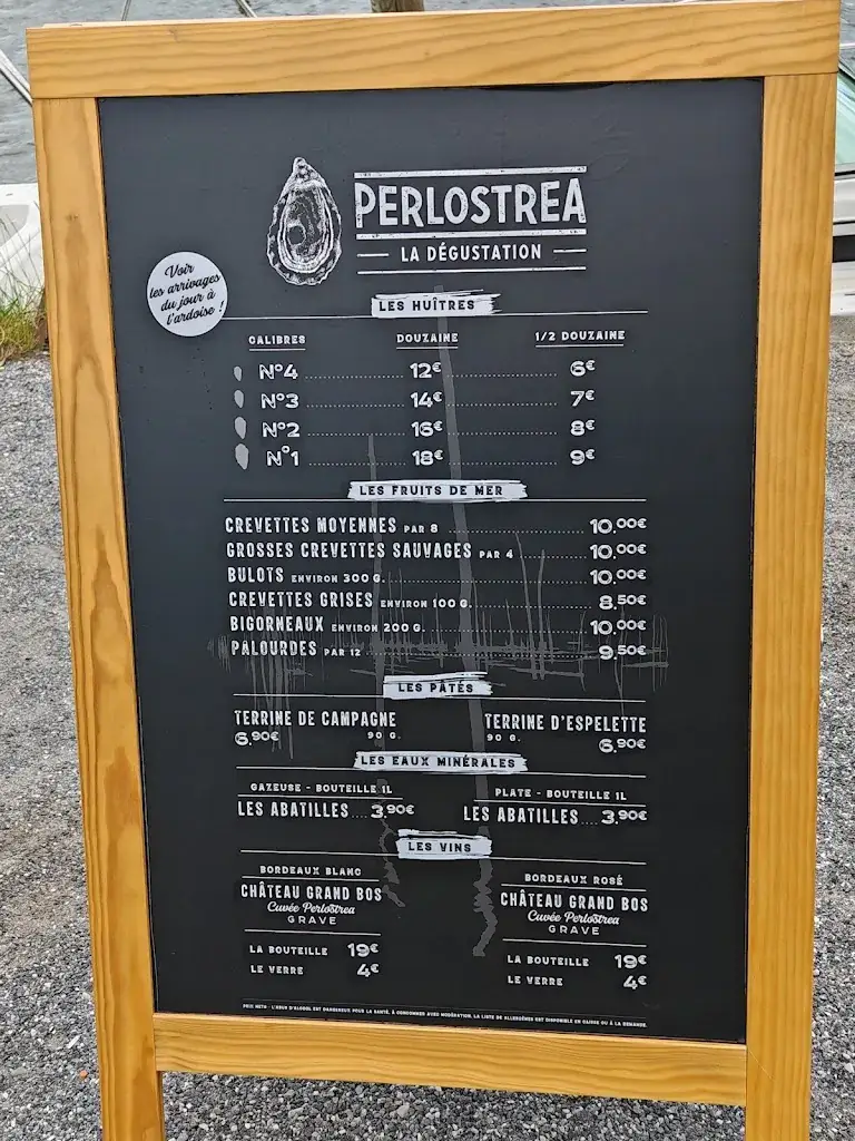 Menu_Perlostrea La Degustation_Andernos-les-Bains_image_1