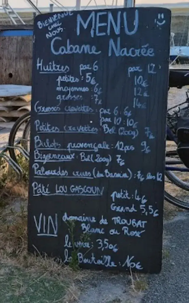 Menu_Oysters Pearls_Andernos-les-Bains_image_1