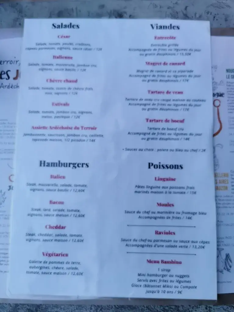 Menu_Bistrot de la Grand Font_Joyeuse_image_2