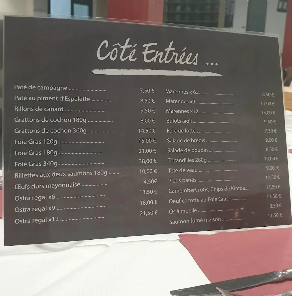 Menu_Le Cochon Volant - Andernos_Andernos-les-Bains_immagine_3