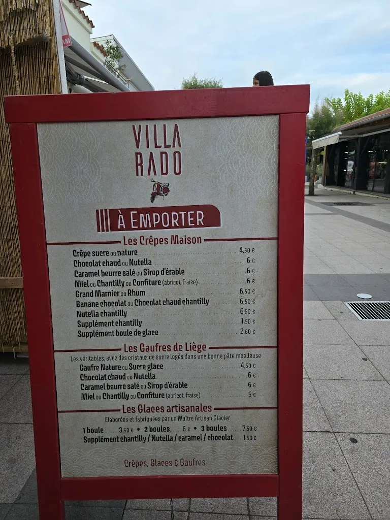 Menu_Villa Rado_Andernos-les-Bains_image_2