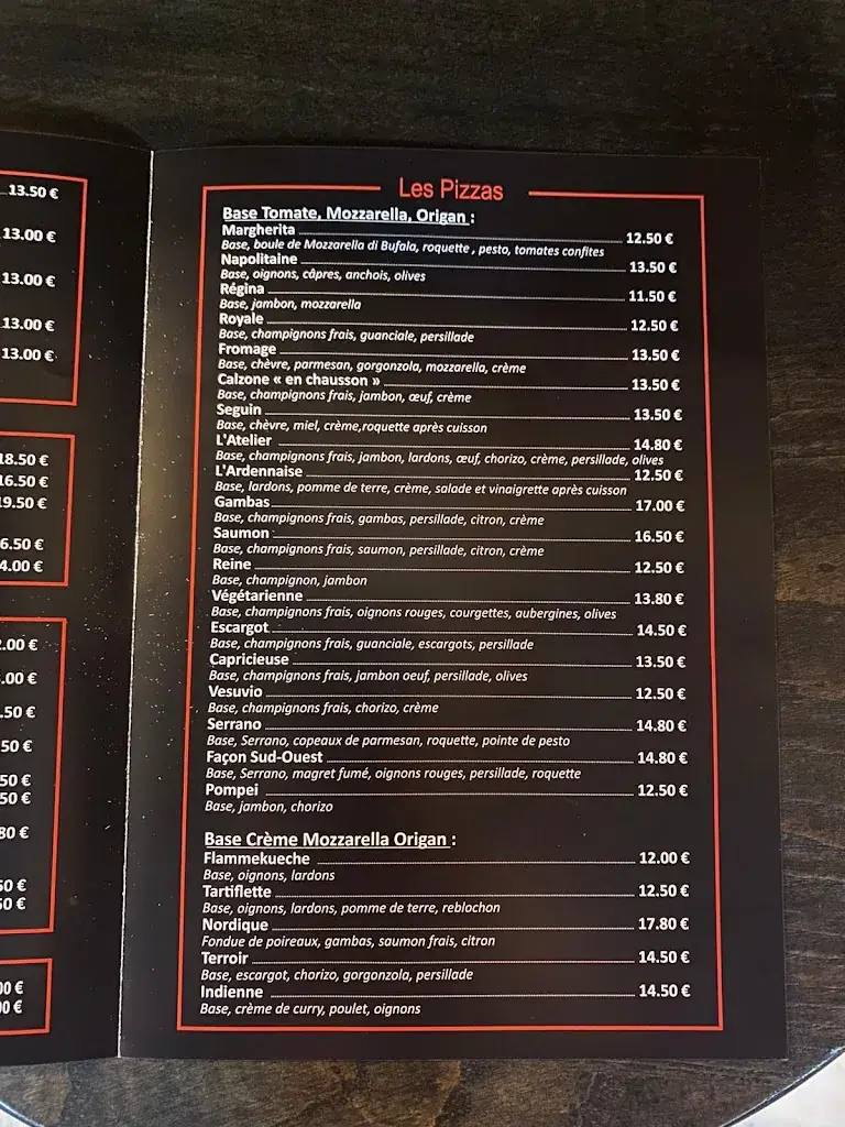 Menu_L' Atelier à Pizzas_Andernos-les-Bains_image_4