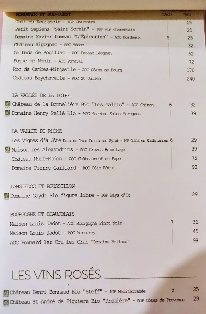 Menu_Le Comptoir de Brice_Angoulême_image_1