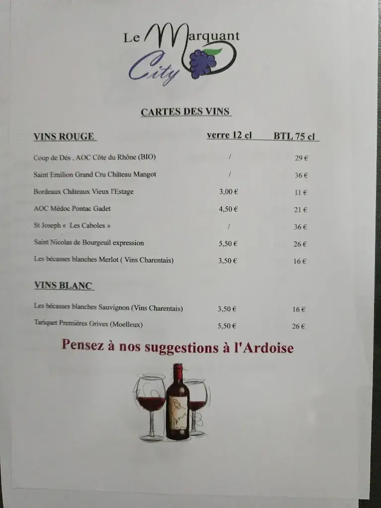 Menu_Le Marquant City_Angoulême_imagen_2
