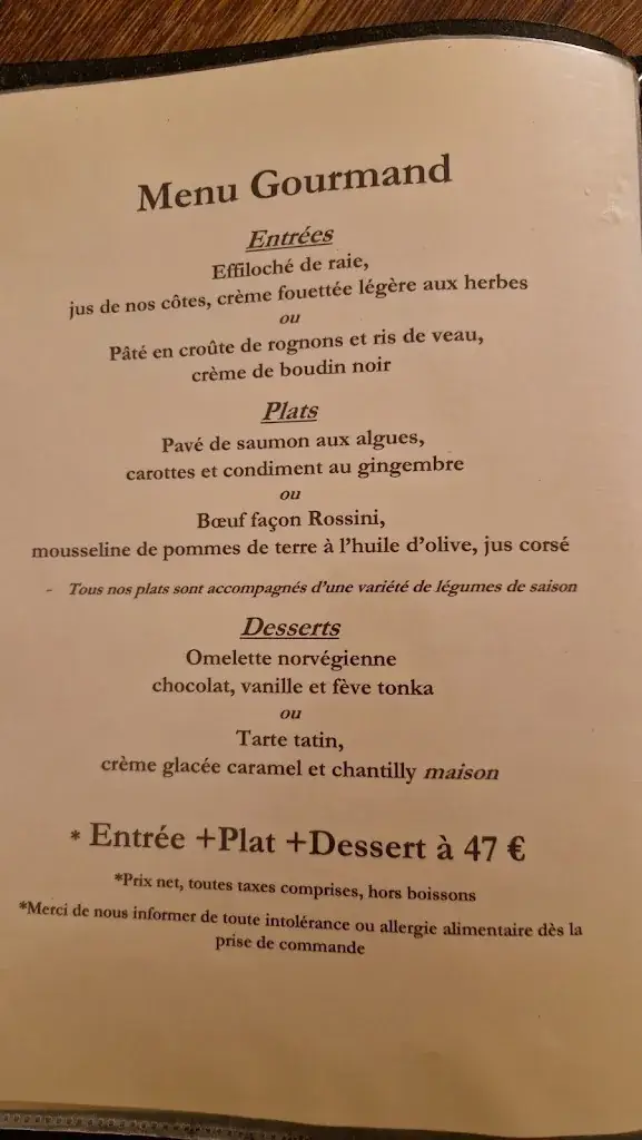Menu_Restaurant les Artistes_Angoulême_image_3