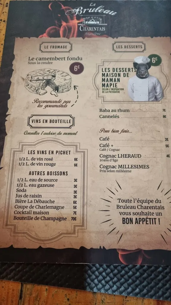Menu_Le Bruleau Charentais_Angoulême_image_2