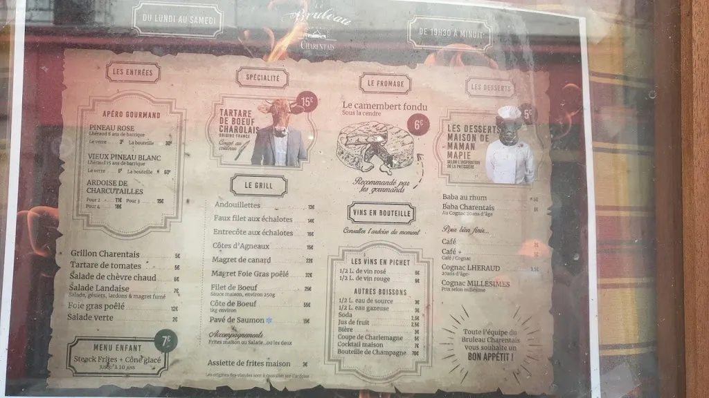 Menu_Le Bruleau Charentais_Angoulême_image_3