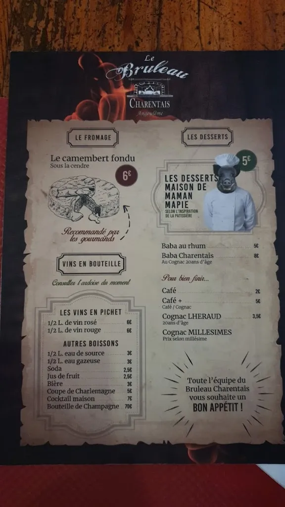 Menu_Le Bruleau Charentais_Angoulême_image_4