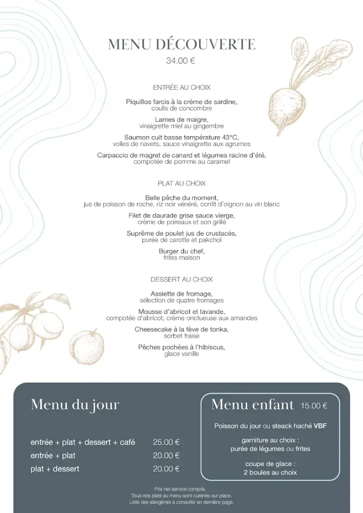 Menu_Le Bistrot de Côté Océan_Angoulins_immagine_1