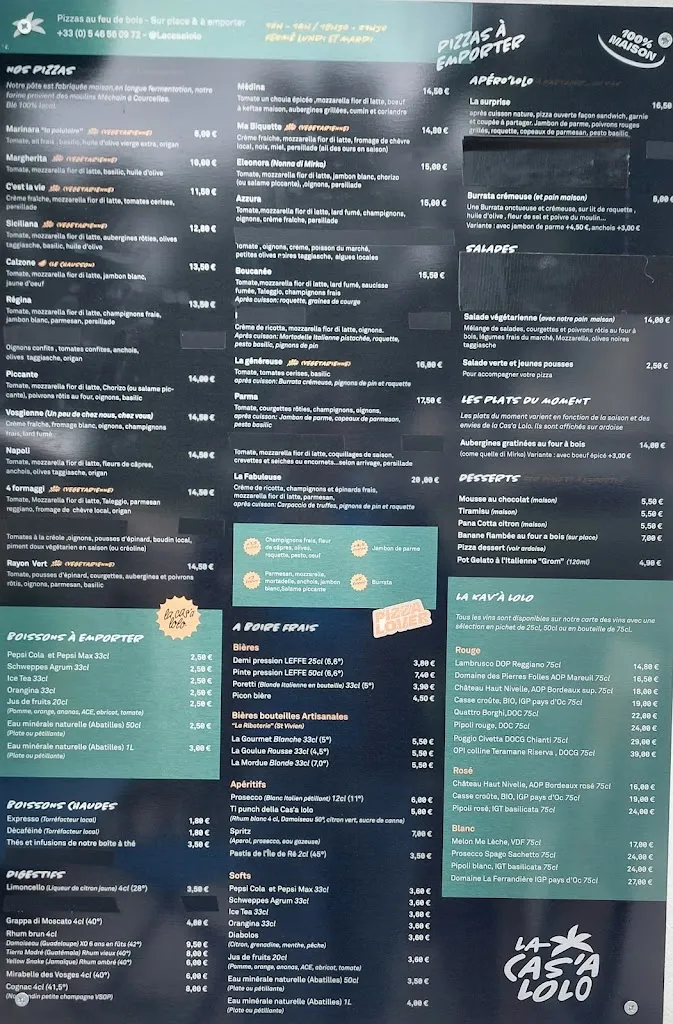 Menu_La Casa Lolo_Angoulins_image_1