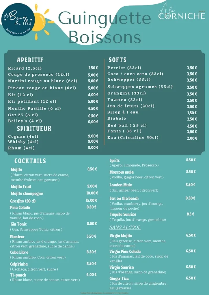 Menu_La Baie des Iles_Angoulins_image_1