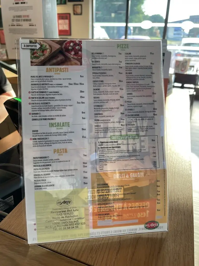 Menu_Del Arte_Angoulins_image_1