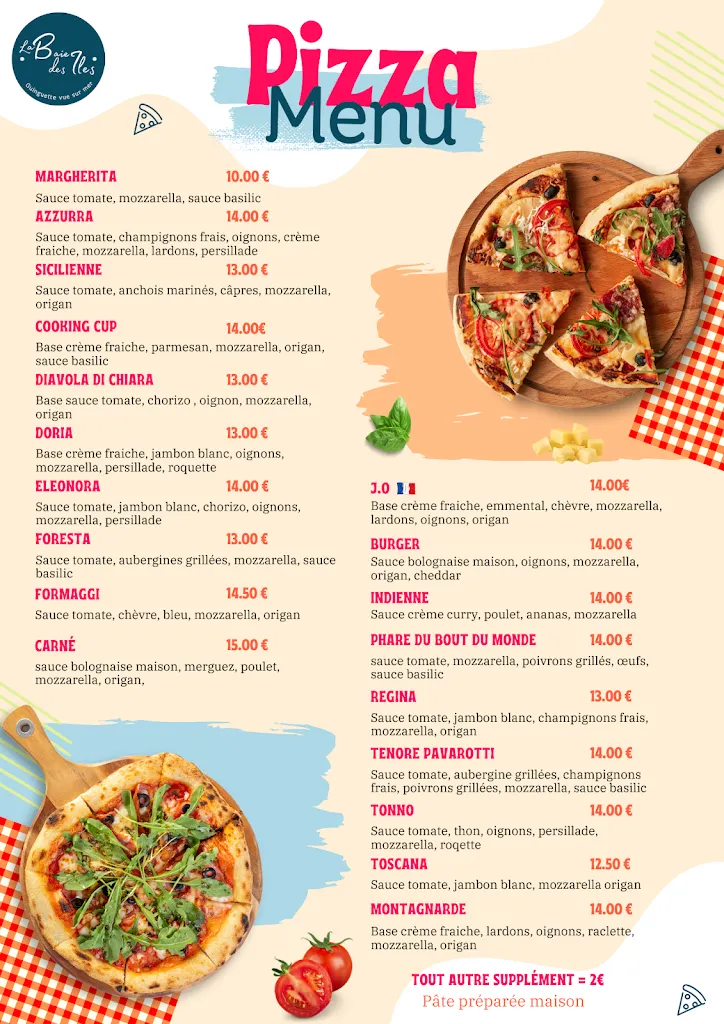 Menu_La Baie des Îles_Angoulins_image_1