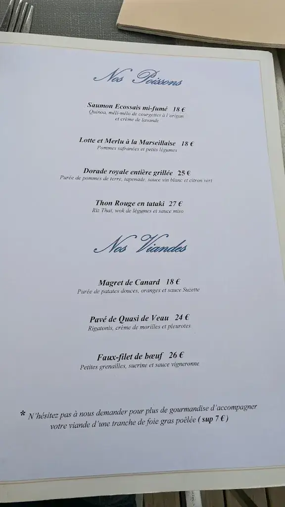 Menu_Le Grain de Sable de Chatelaillon_Châtelaillon-Plage_image_4