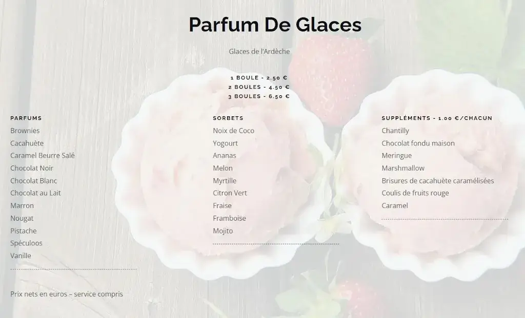 Menu_Les Délices de l'Enclos_Jaujac_image_3