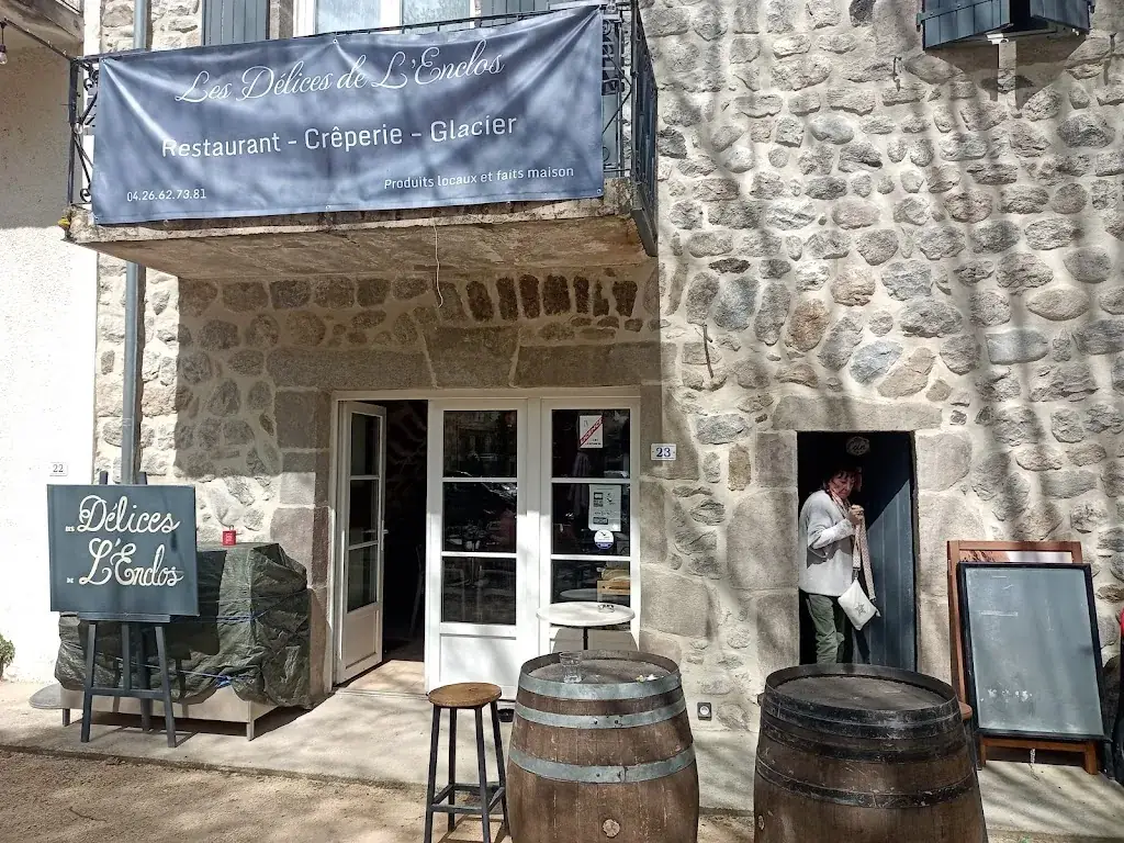 Les Délices de l'Enclos restaurante en Jaujac