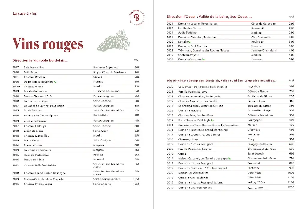 Menu_Bonamour Brasserie_Capbreton_image_1