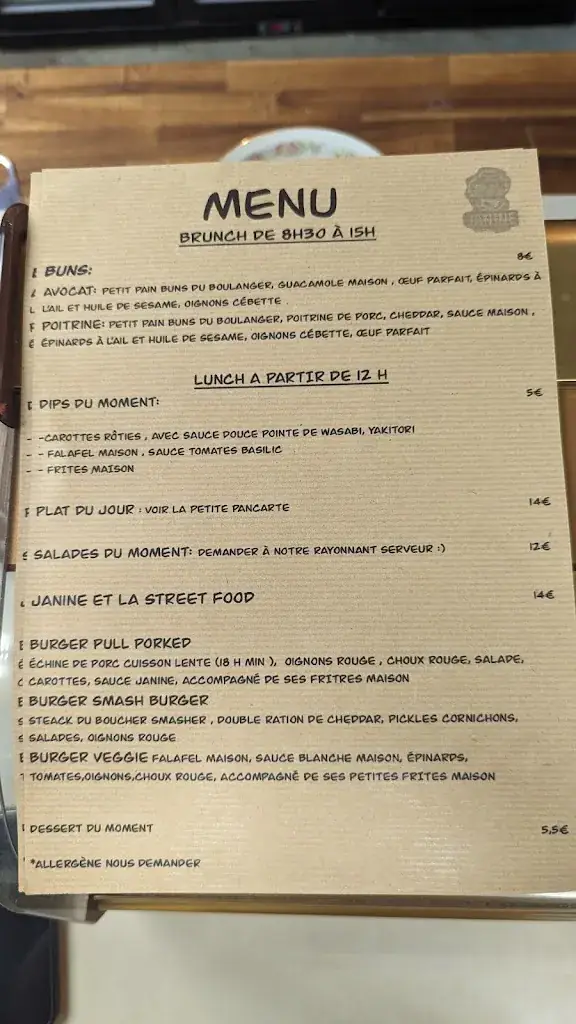 Menu_Janine by Soul Kitchen_Soorts-Hossegor_image_2