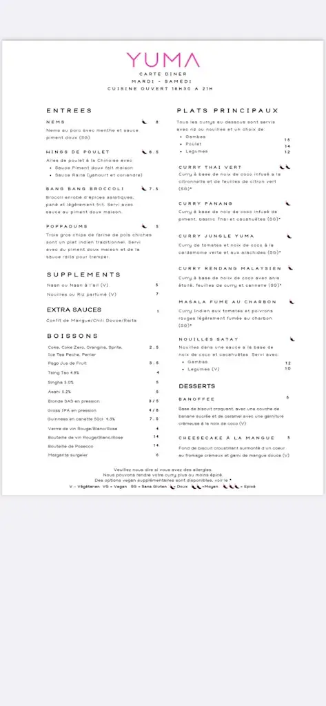 Menu_Yuma Hossegor_Soorts-Hossegor_image_1