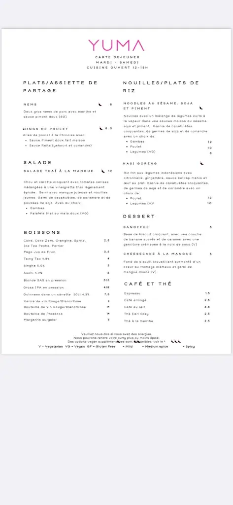 Menu_Yuma Hossegor_Soorts-Hossegor_image_2