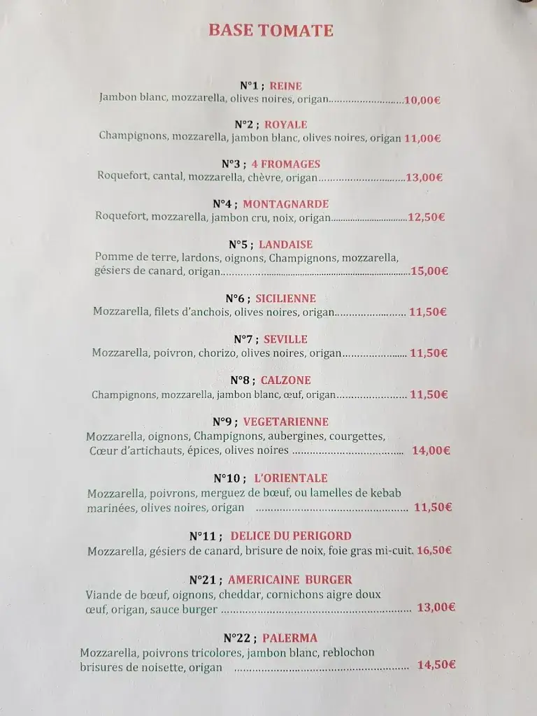 Menu_Pizzeria la PERLA PIZZA_Annesse-et-Beaulieu_image_2