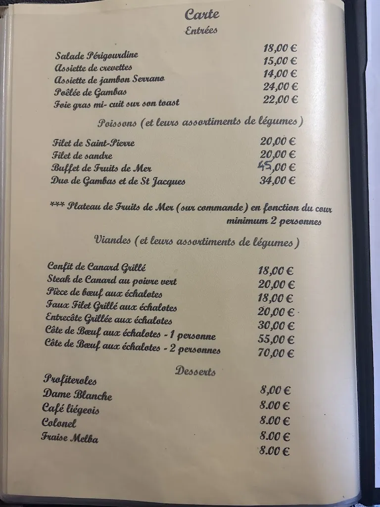 Menu_La Vieille Auberge_Coursac_image_1