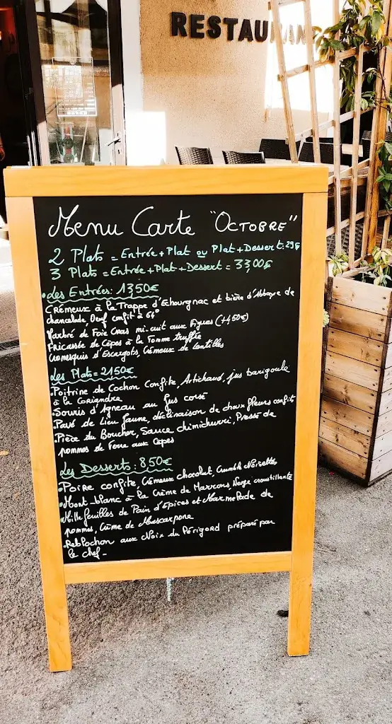 Menu_Restaurant Bistronomique La Table du Marché - Saint-Astier_Saint-Astier_image_3