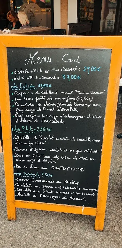 Menu_Restaurant Bistronomique La Table du Marché - Saint-Astier_Saint-Astier_image_4