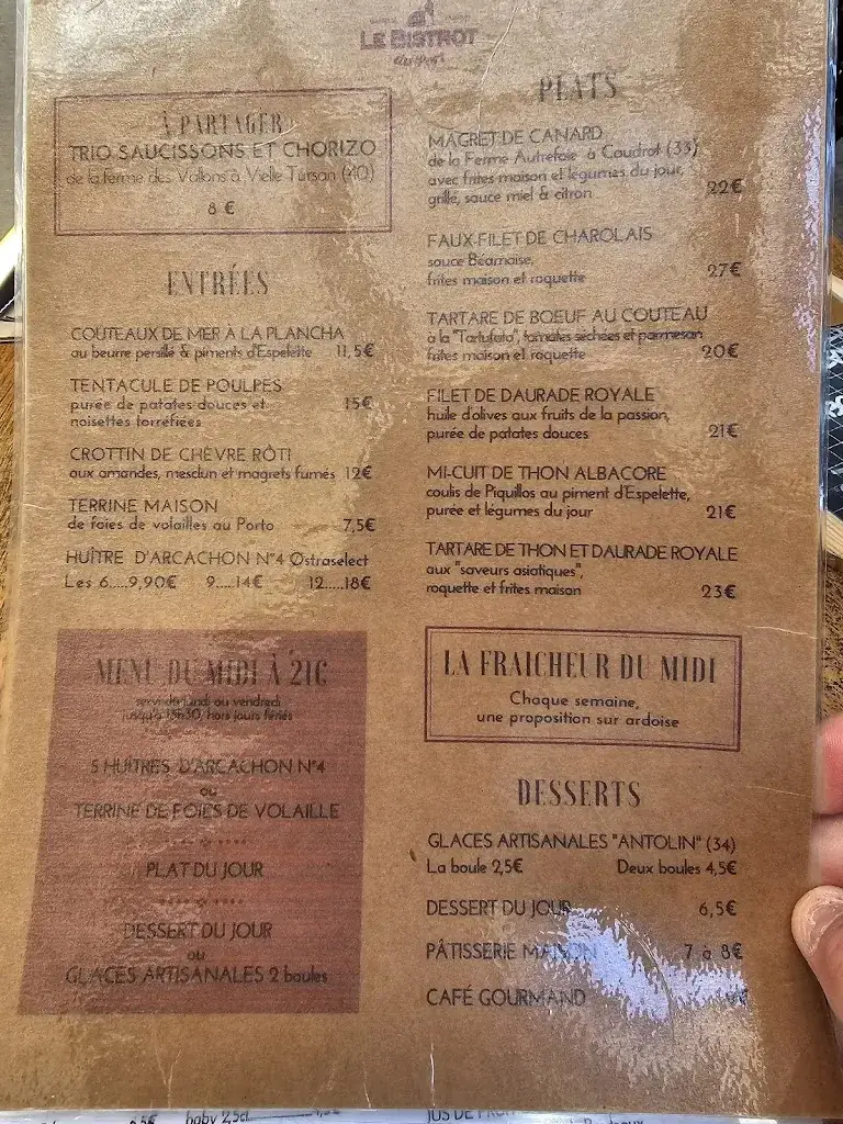 Menu_Le Bistrot du Port_Arcachon_image_3