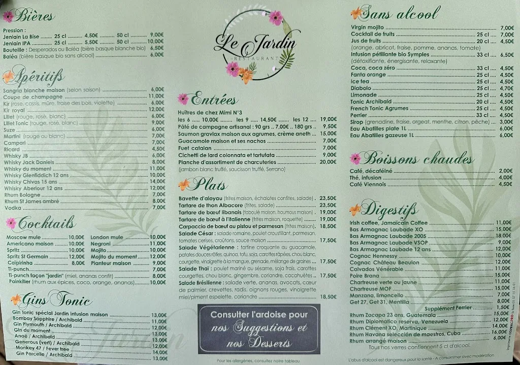 Menu_Le Jardin_Arcachon_image_1