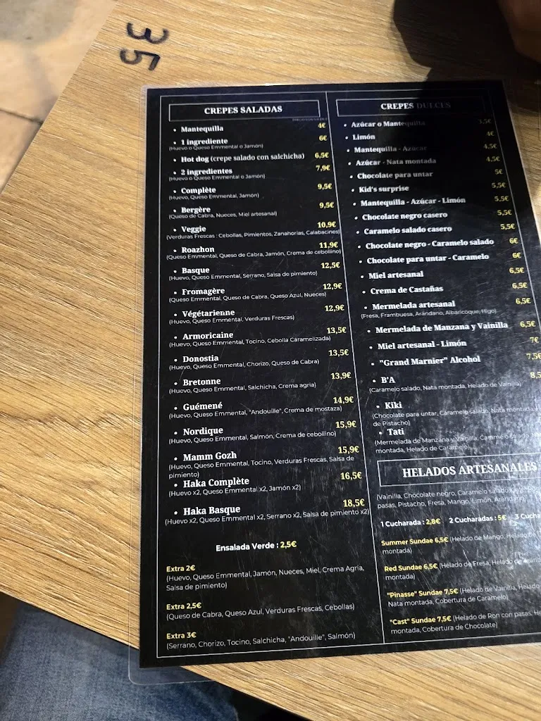 Menu_La Cabane du Breton_Arcachon_image_1