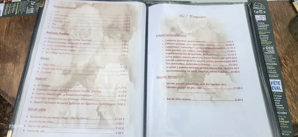 Menu_le 7 pompadour_Saint-Sornin-Lavolps_image_1