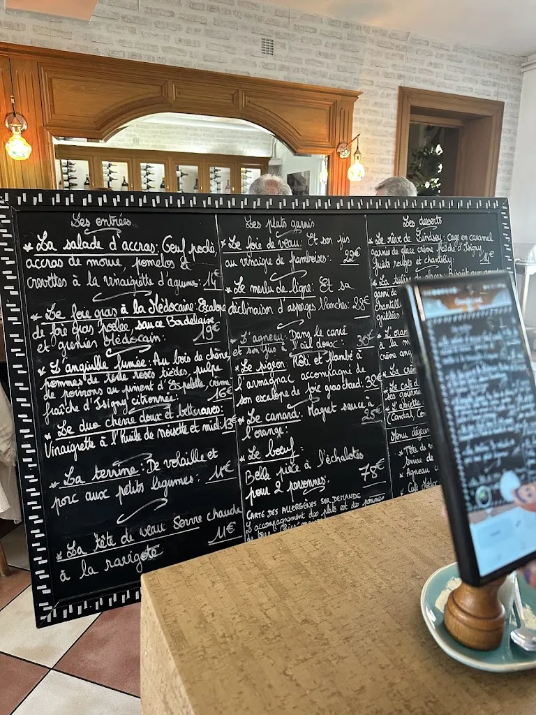 Menu_Restaurant le Lion d'Or_Arcins_immagine_1