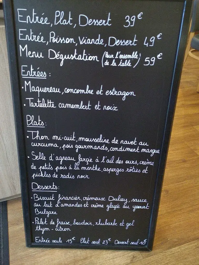 Menu_La Table de Caychac_Blanquefort_image_1