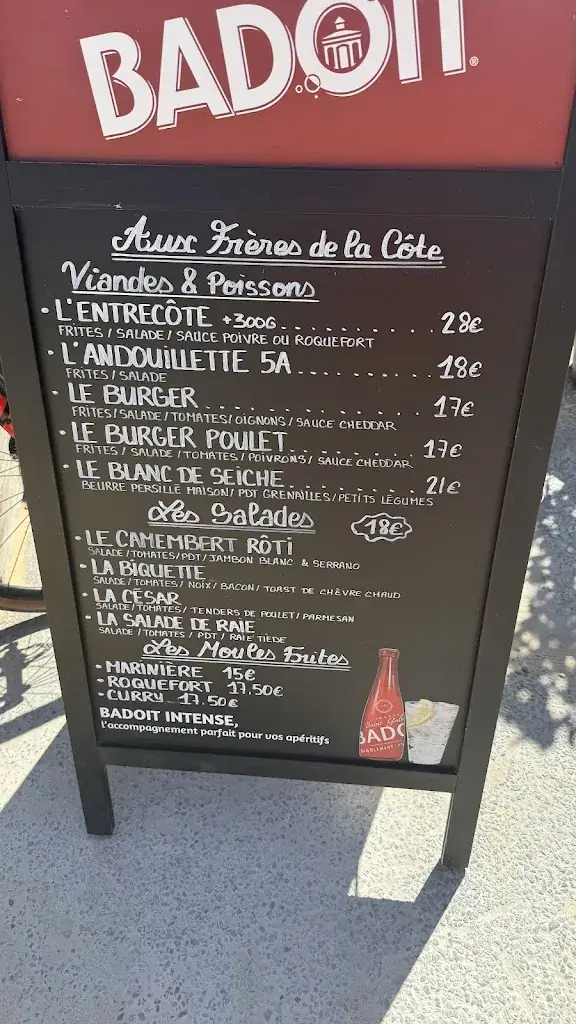 Menu_Bar/Restau les Frères de la Côte_Ars-en-Ré_image_1
