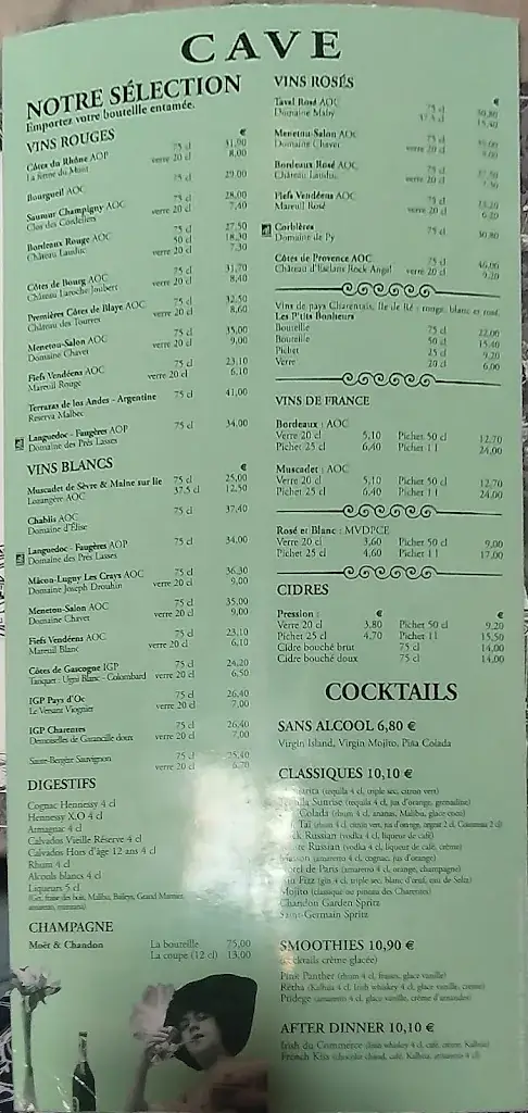 Menu_Le Café du Commerce_Ars-en-Ré_image_2
