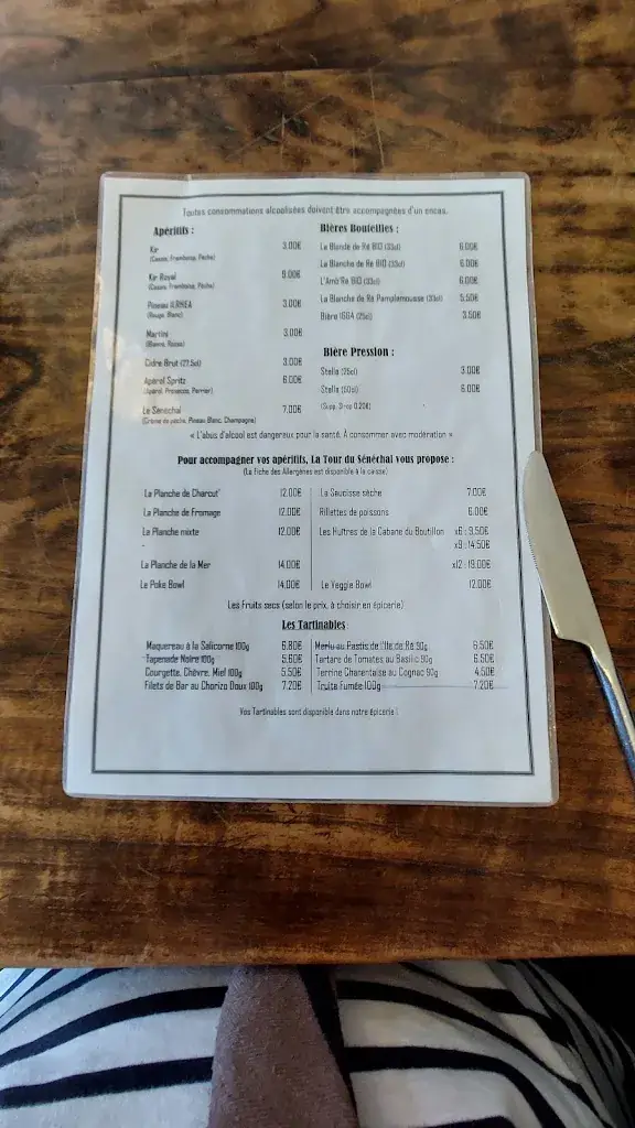 Menu_La Tour du Sénéchal_Ars-en-Ré_image_3