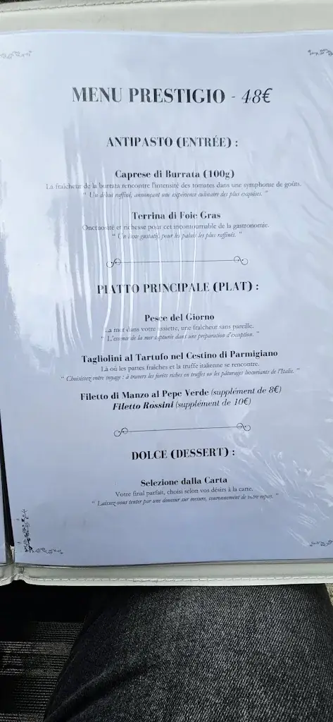 Menu_RISTORANTE ENOTECA ITALIANA_Ars-en-Ré_image_2