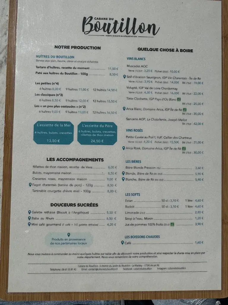 Menu_Cabane du Boutillon_Ars-en-Ré_image_2