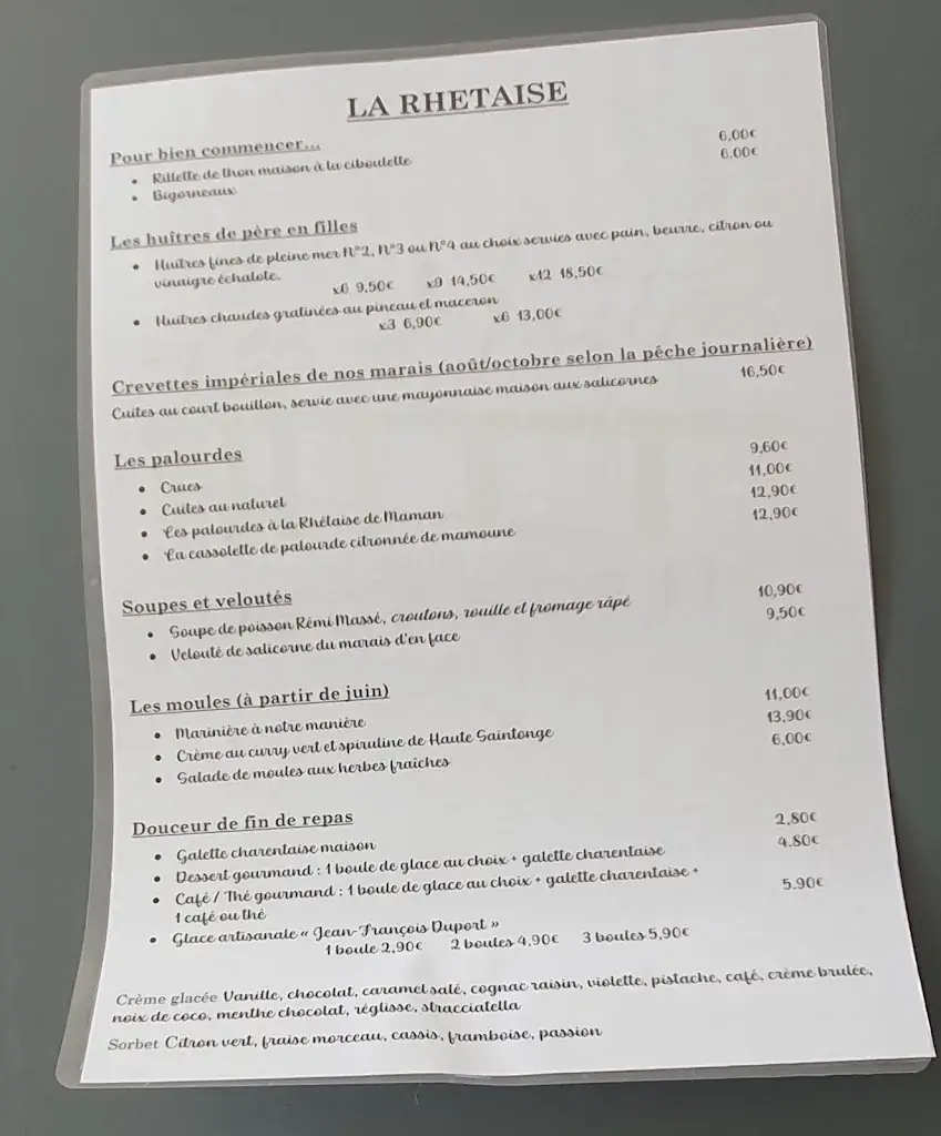 Menu_La Rhétaise_Couarde-sur-Mer_image_3
