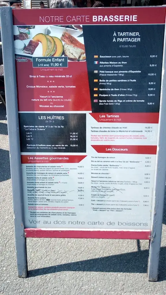 Menu_Le V, Port d’ Ars : Cave, Bar à Vins, Huîtres & Tapas_Ars-en-Ré_image_4