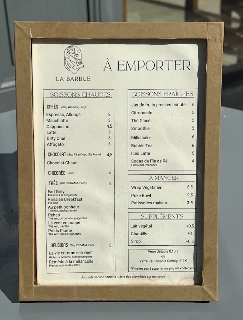 Menu_La Barbue_Ars-en-Ré_image_1