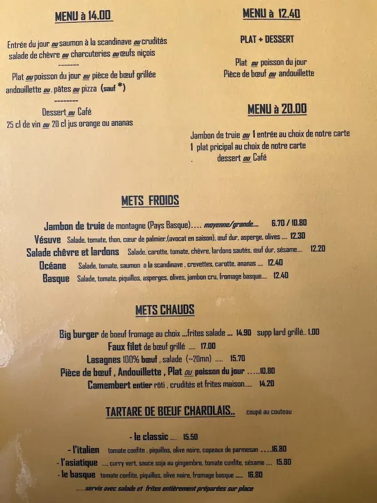 Menu_restaurant Le Vesuve_Artigues-près-Bordeaux_image_2